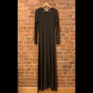 Michael Kors Floor Length Long-Sleeved Dress